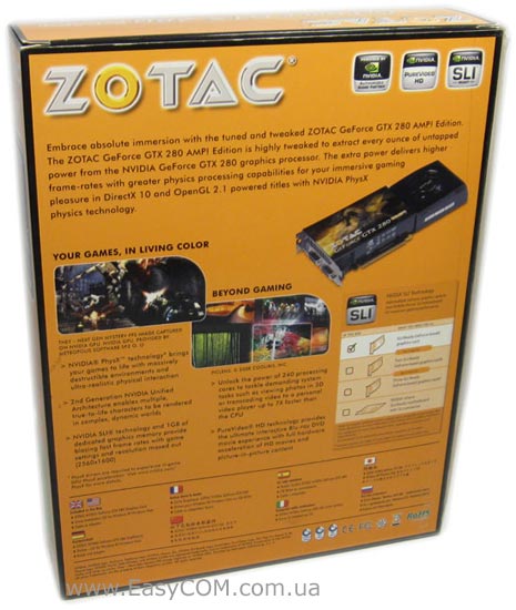 ZOTAC GeForce GTX 280 AMP! Edition