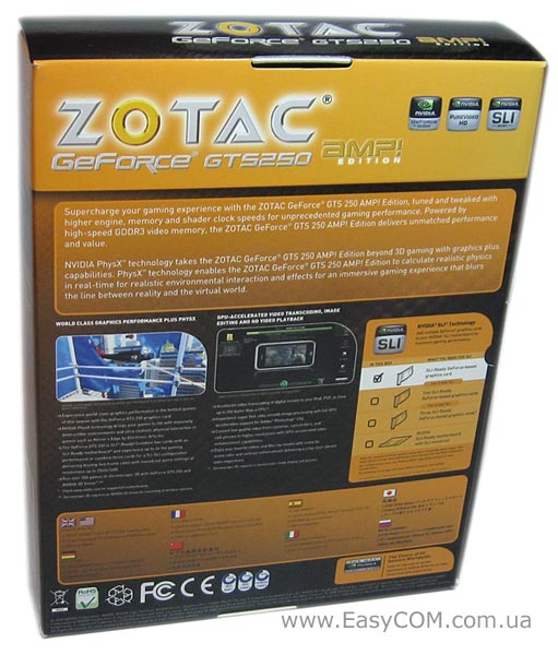 ZOTAC GeForce GTS 250 AMP!