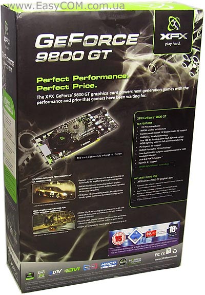 XFX GeForce 9800 GT XXX