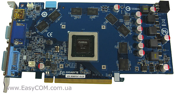 GIGABYTE GV-N98TOC-512I 