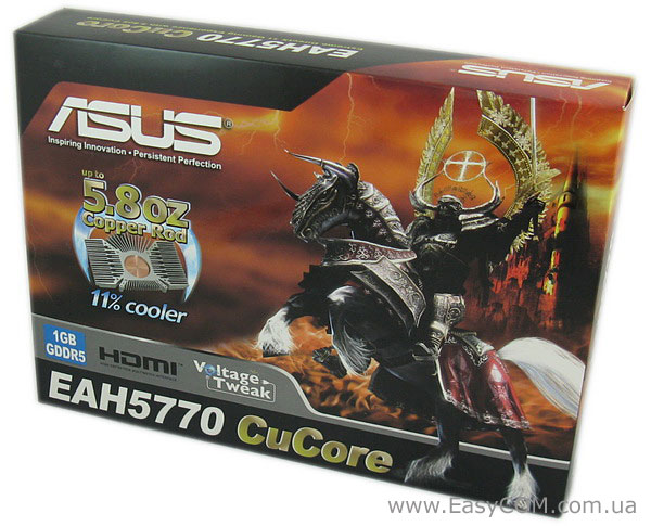 ASUS EAH5770 CUCore/2DI/1GD5