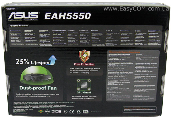 ASUS EAH5550/G/DI/1GD3(LP)