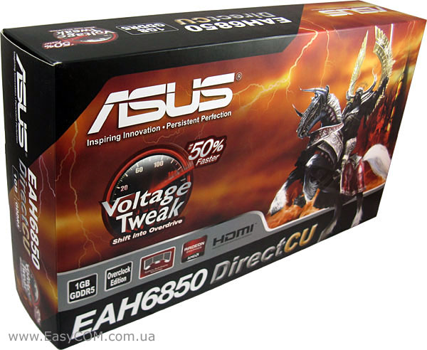 ASUS EAH6850 DC/2DIS/1GD5