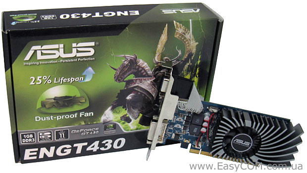 ASUS GeForce GT 430 LP (ENGT430/DI/1GD3(LP)