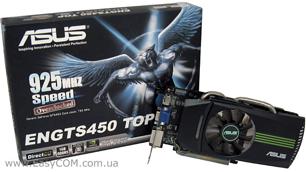 ASUS GeForce GTS 450 DirectCU TOP (ENGTS450 DirectCU TOP/DI/1GD5)