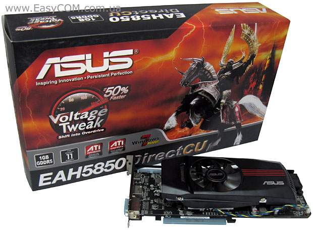 ASUS Radeon HD 5850 DirectCU (EAH5850 DirectCU/2DIS/1GD5)