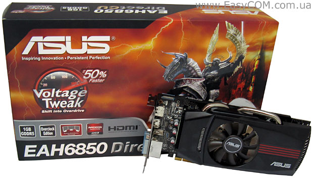 ASUS Radeon HD 6850 DirectCU (EAH6850 DC/2DIS/1GD5)