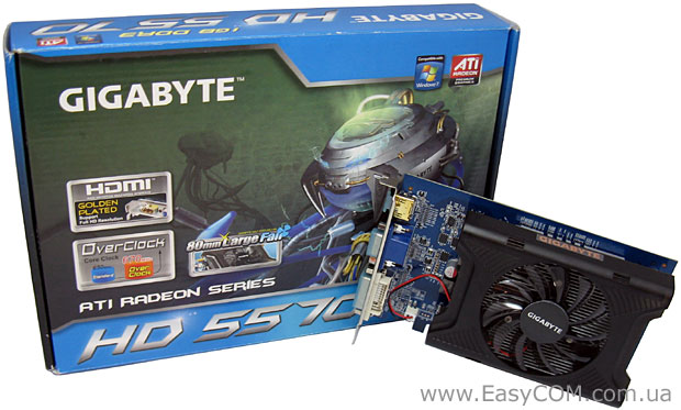 GIGABYTE Radeon HD 5570 (GV-R557OC-1GI)