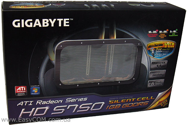 GIGABYTE Radeon HD 5750 Silent Cell (GV-R575SL-1GI)