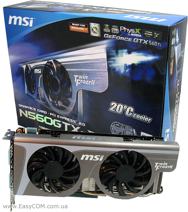 MSI GeForce GTX 560 Ti Twin Frozr II/OC