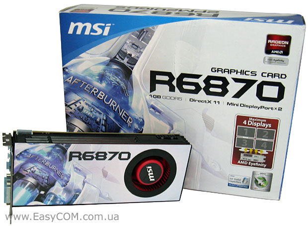 MSI Radeon HD 6870 (R6870-2PM2D1GD5)