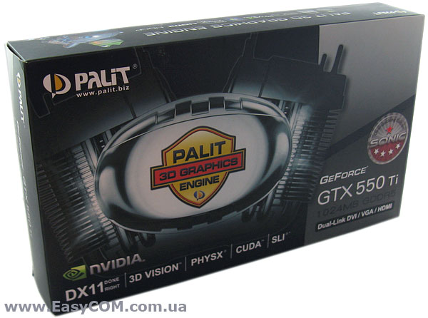 Palit GeForce GTX 550 Ti Sonic