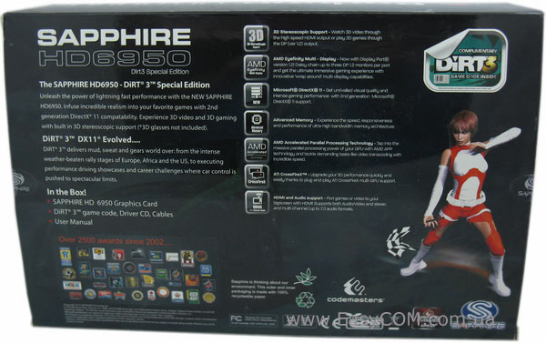 Sapphire Radeon HD 6950 DiRT 3 Edition