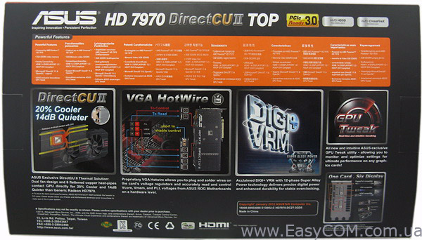 ASUS Radeon HD 7970 DirectCU II TOP