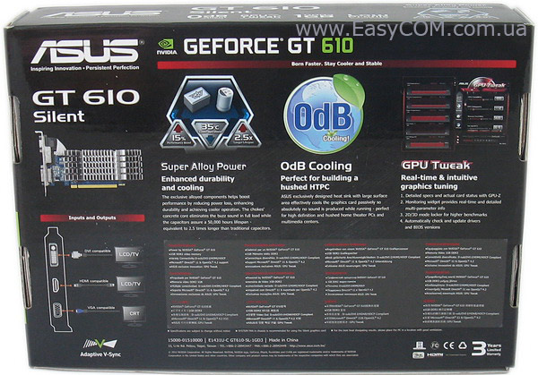 ASUS GT610-SL-1GD3-L