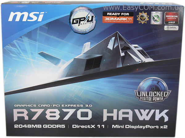 MSI Radeon HD 7870 HAWK