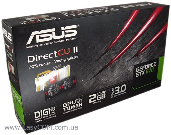 ASUS GTX670-DC2-2GD5 box