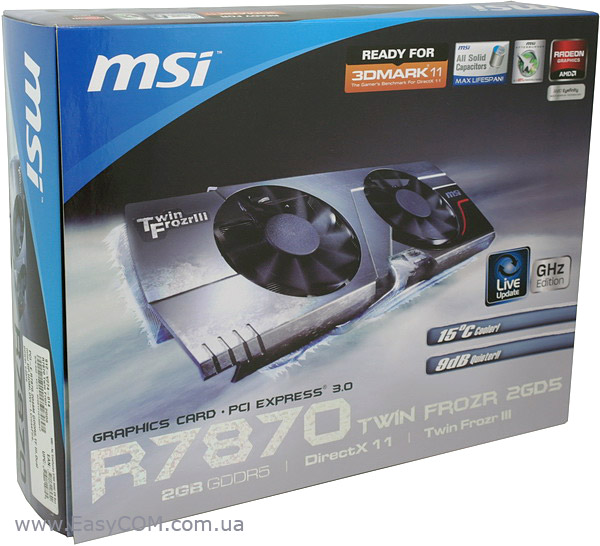 MSI R7870 Twin Frozr 2GD5/OC на AMD Radeon HD 7870