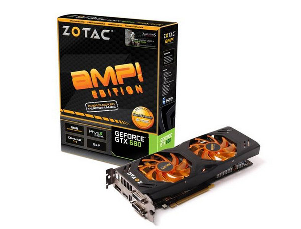 ZOTAC GeForce GTX 680 AMP Edition Dual Silencer