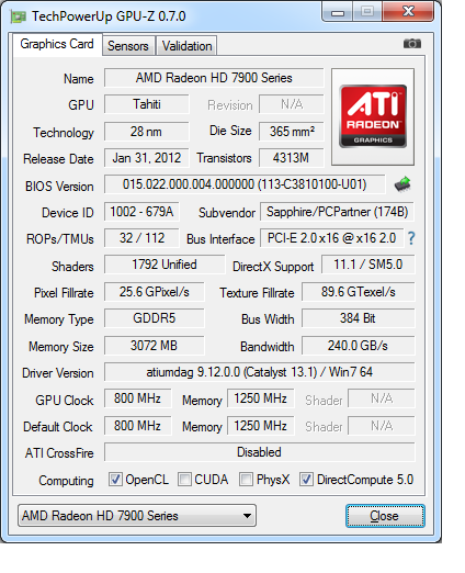 Обзор и тестирование видеокарты Sapphire Radeon Hd 7950 Mac Edition Страница 1 5129