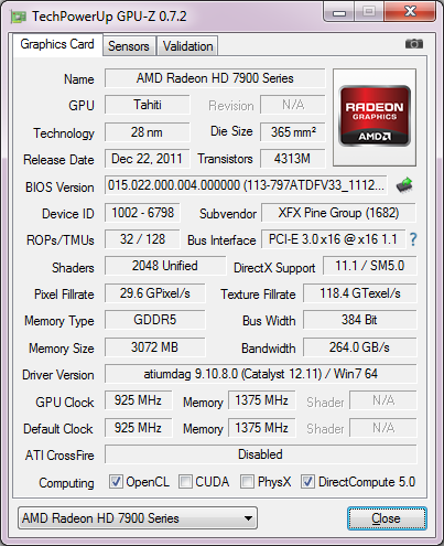 XFX Radeon HD 7970 Double D