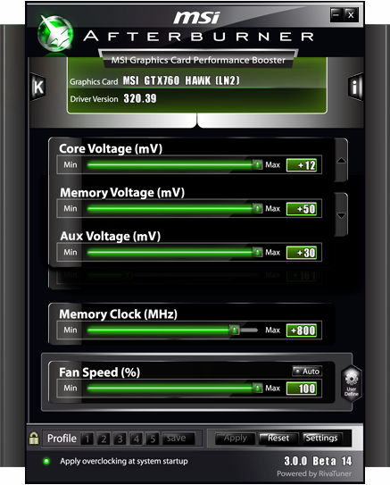 MSI GeForce GTX 760 HAWK