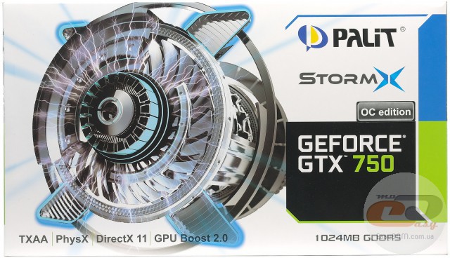 Palit GeForce GTX 750 StormX OC 1024MB GDDR5