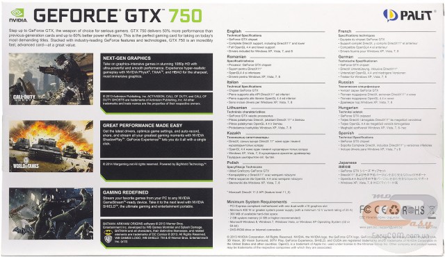 Palit GeForce GTX 750 StormX OC 1024MB GDDR5