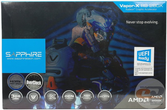 SAPPHIRE VAPOR-X R9 280X 3GB GDDR5 TRI-X OC WITH BOOST