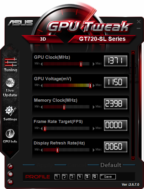 ASUS GeForce GT 720 Silent (GT720-SL-2GD3-BRK)