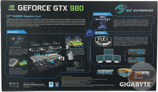 GIGABYTE GeForce GTX 980 G1 GAMING (GV-N980G1 GAMING-4GD)