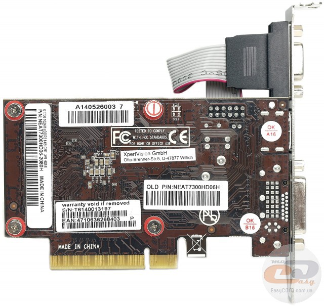 Palit GeForce GT 730 1024MB DDR3 (NEAT7300HD06-2080H)