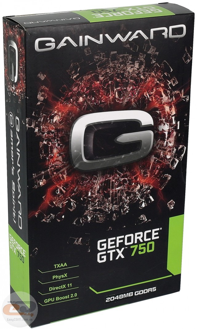 Gainward GeForce GTX 750 2GB (one slot)