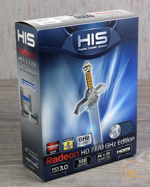 HIS 7770 iCooler 1GB GDDR5 PCI-E DVI/HDMI/VGA (H777FN1G)