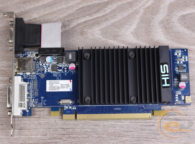 HIS 5450 Silence 1GB DDR3 PCI-E DLDVI-D/HDMI/VGA (H545HR1G)