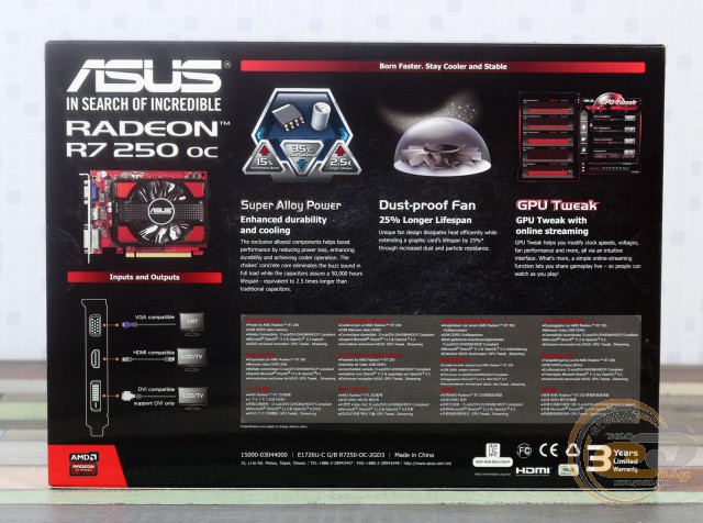 ASUS R7250-OC-2GD3