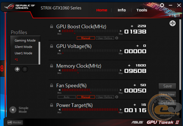 ASUS ROG STRIX GeForce GTX 1060 GAMING (ROG STRIX-GTX1060-6G-GAMING)