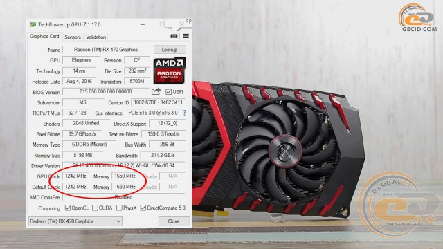 AMD Radeon RX 470 vs Radeon RX 480