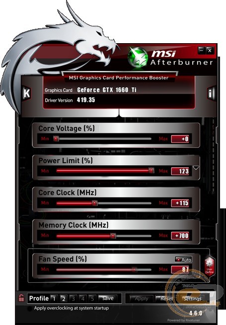 GIGABYTE GeForce GTX 1660 Ti WINDFORCE OC 6G