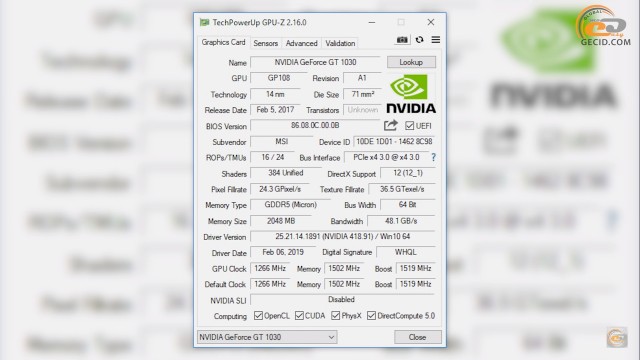 NVIDIA GeForce GTX 480