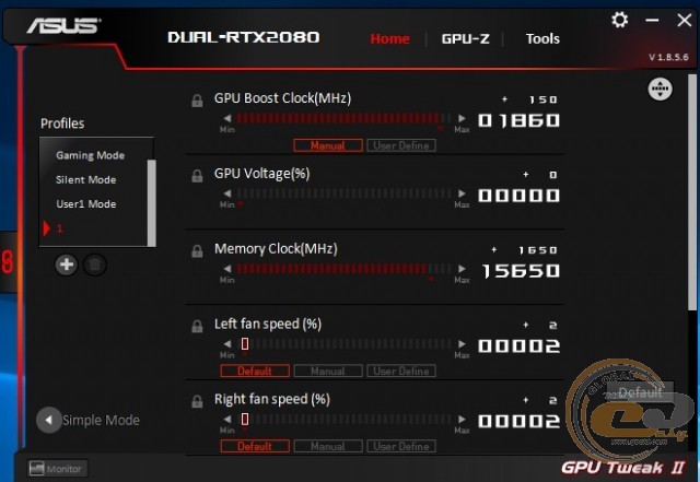 ASUS Dual GeForce RTX 2080 (DUAL-RTX2080-8G)