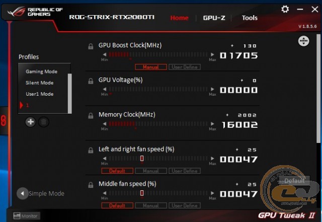 ASUS ROG STRIX GeForce RTX 2080 Ti Advanced edition