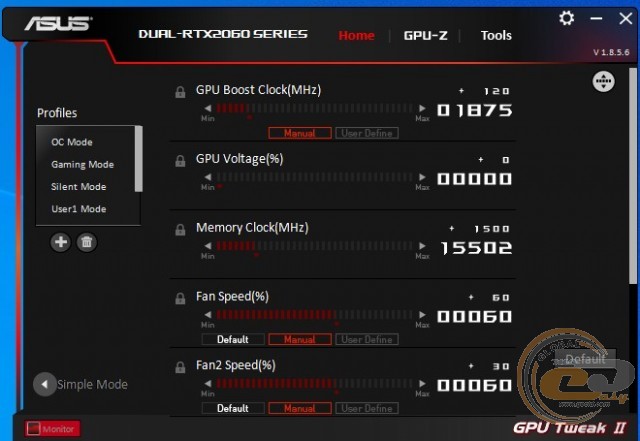 ASUS DUAL-RTX2060-O6G