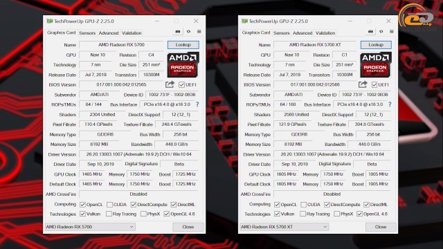 AMD Radeon RX 5700 RX 5700 XT