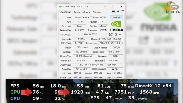 NVIDIA GeForce RTX 2080 SUPER