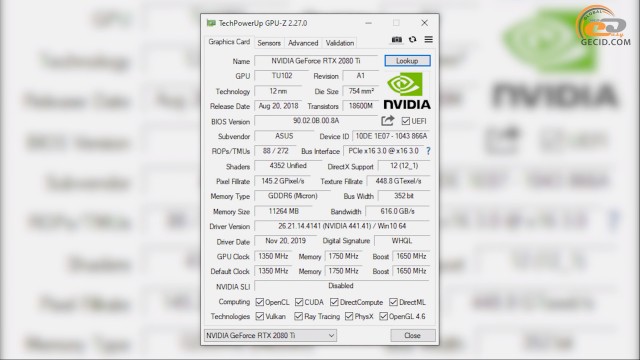NVIDIA GeForce RTX 2080 SUPER
