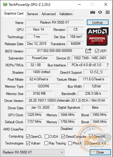 PowerColor Red Dragon Radeon RX 5500 XT OC
