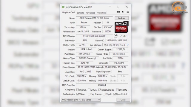 AMD Radeon R7 370