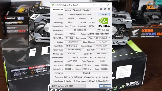 NVIDIA GeForce GTX 1080