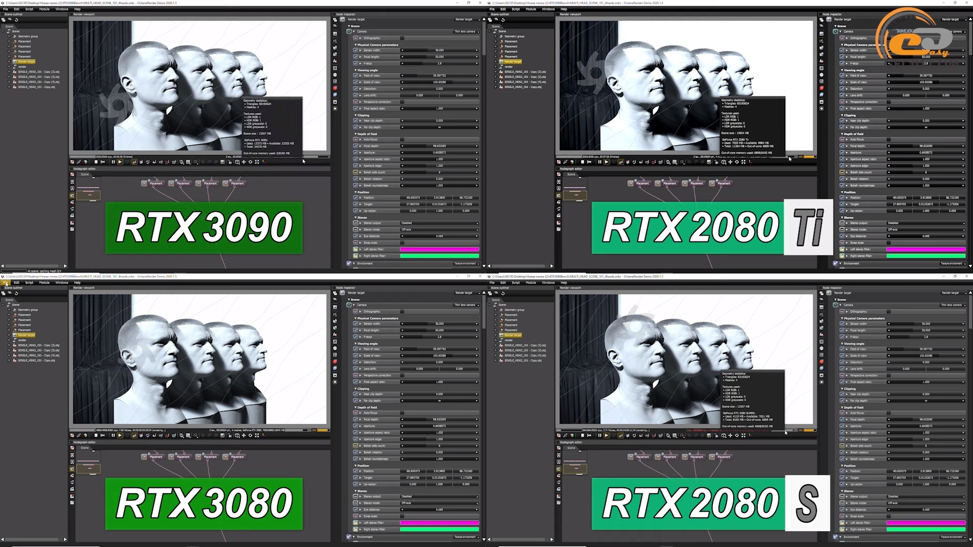 Сравнение видеокарт rtx 2080 ti и rtx 3090